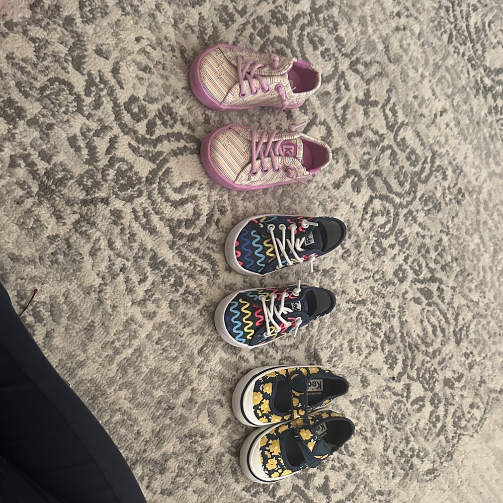 Keds memory foam Vibrant Kids Sneakers Trio